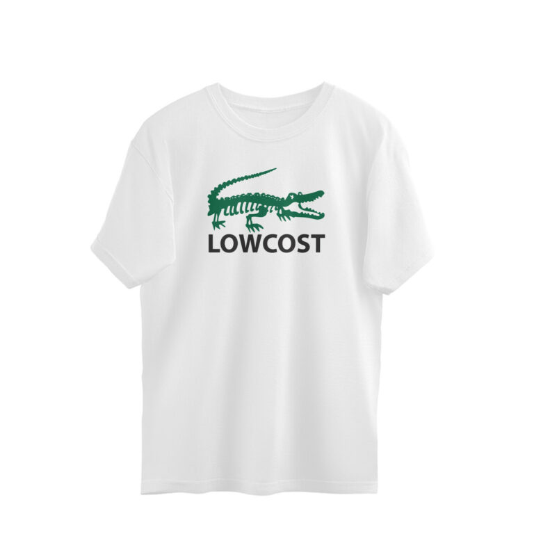 twisted logo oversized t shirt | lowcost