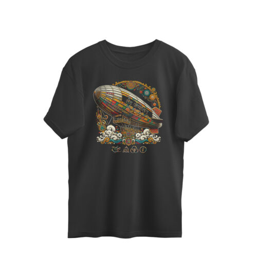 led zeppelin oversized t shirt | indian art