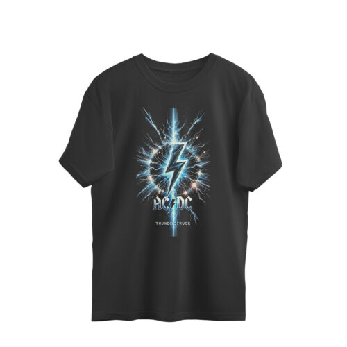 ac dc oversized t shirt | thunderstruck
