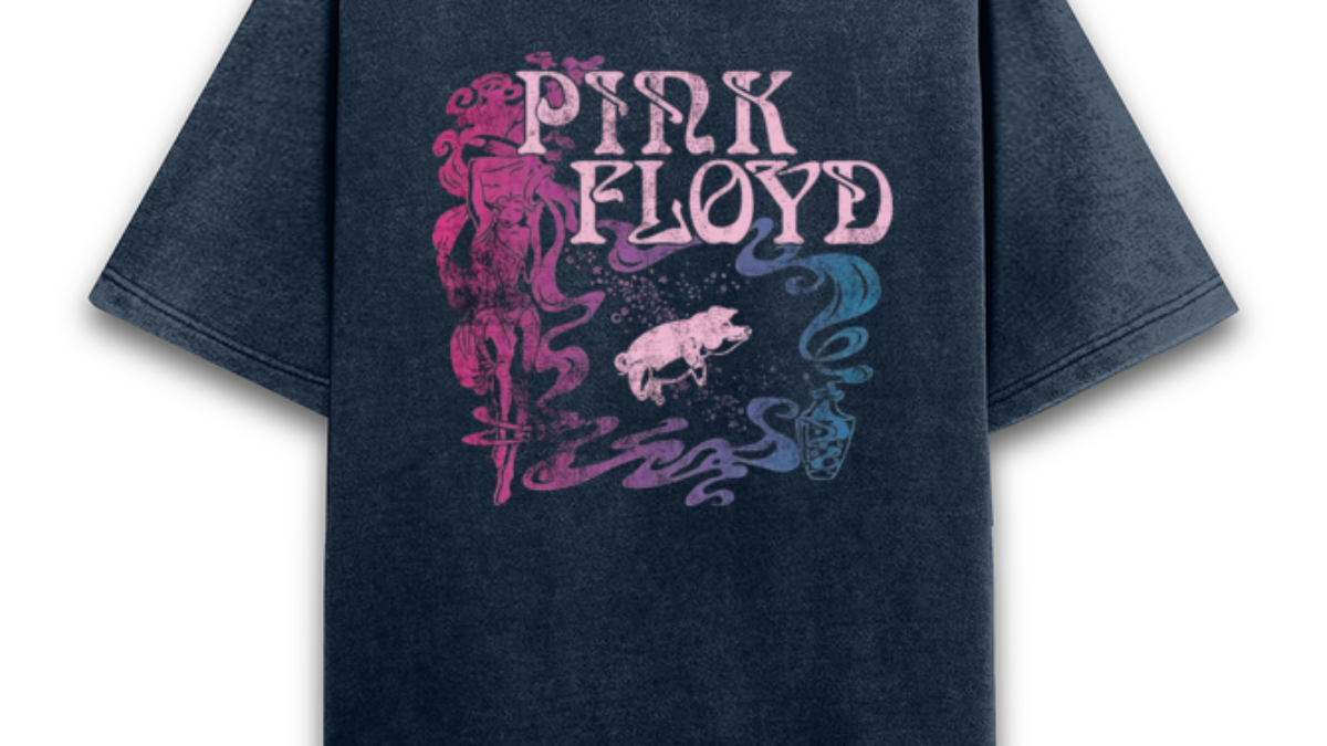 Pink Floyd Acid Wash Oversized T-shirt | Vintage - Wittee