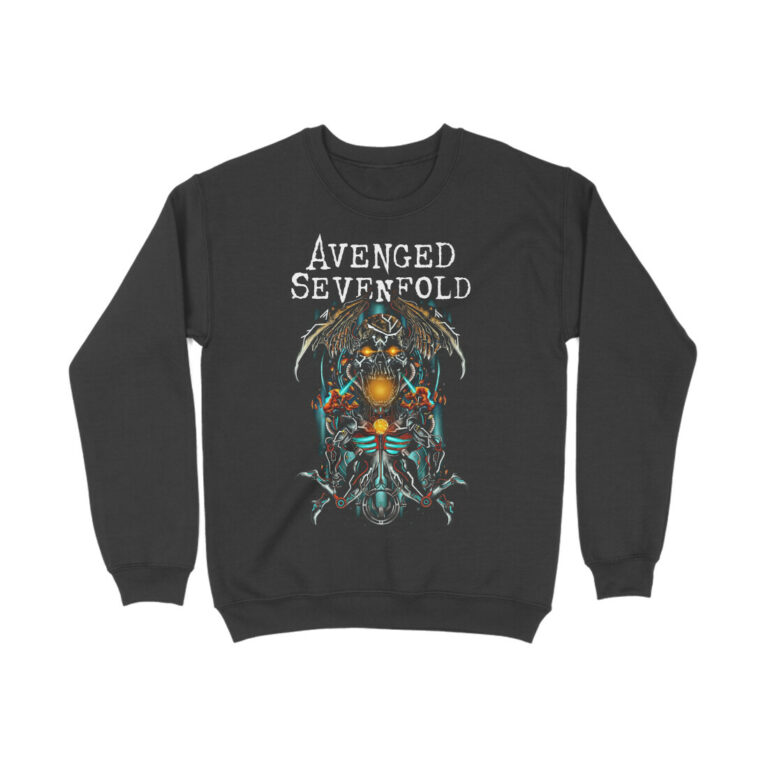 avenged sevenfold sweatshirt | skeleton