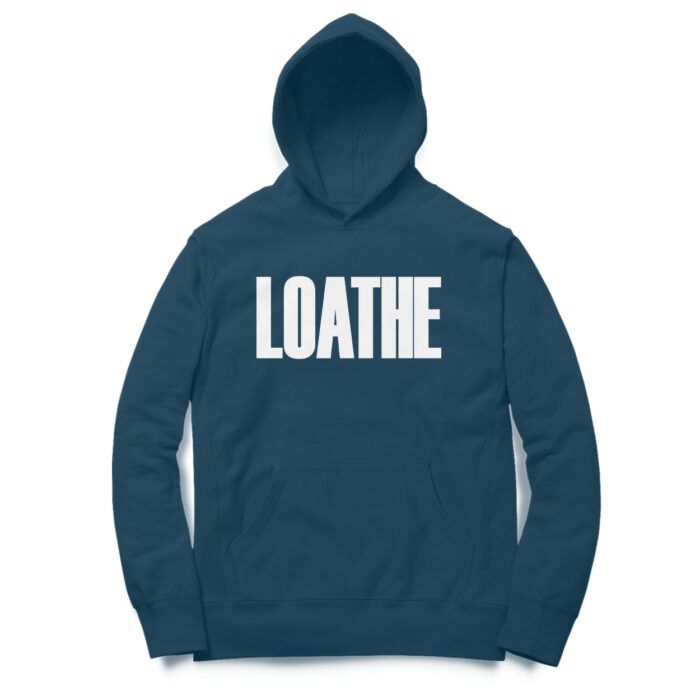 loathe hoodie | minimalistic