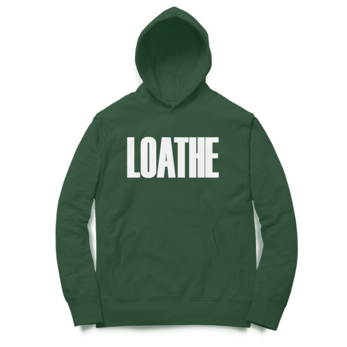 loathe hoodie | minimalistic