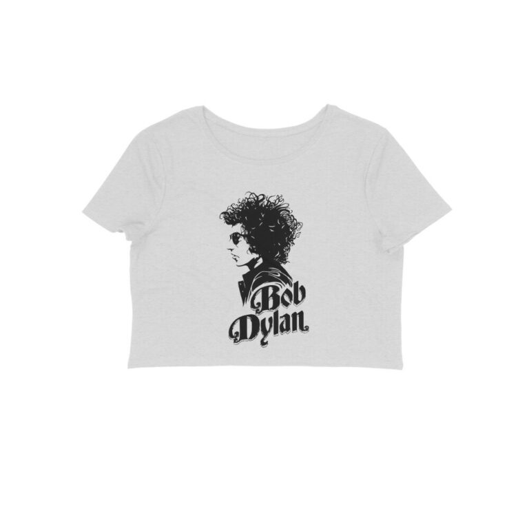 bob dylan crop top | portrait