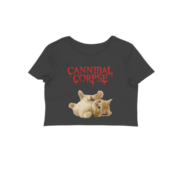 cannibal corpse crop top