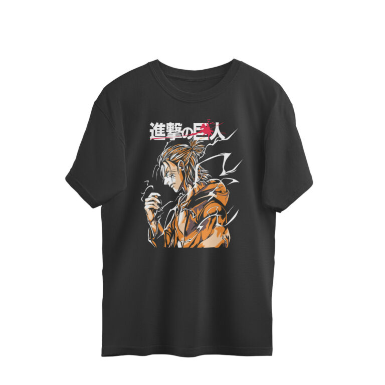 attack on titans oversized t shirt | eren yeager