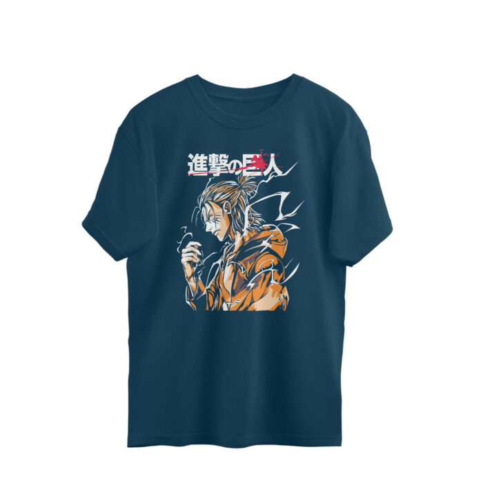 attack on titans oversized t shirt | eren yeager