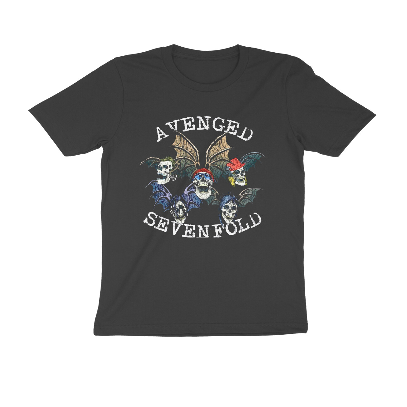 front-66f2b6bd05795-Black_S_Men_Round.jpg avenged sevenfold t shirt | flying bats