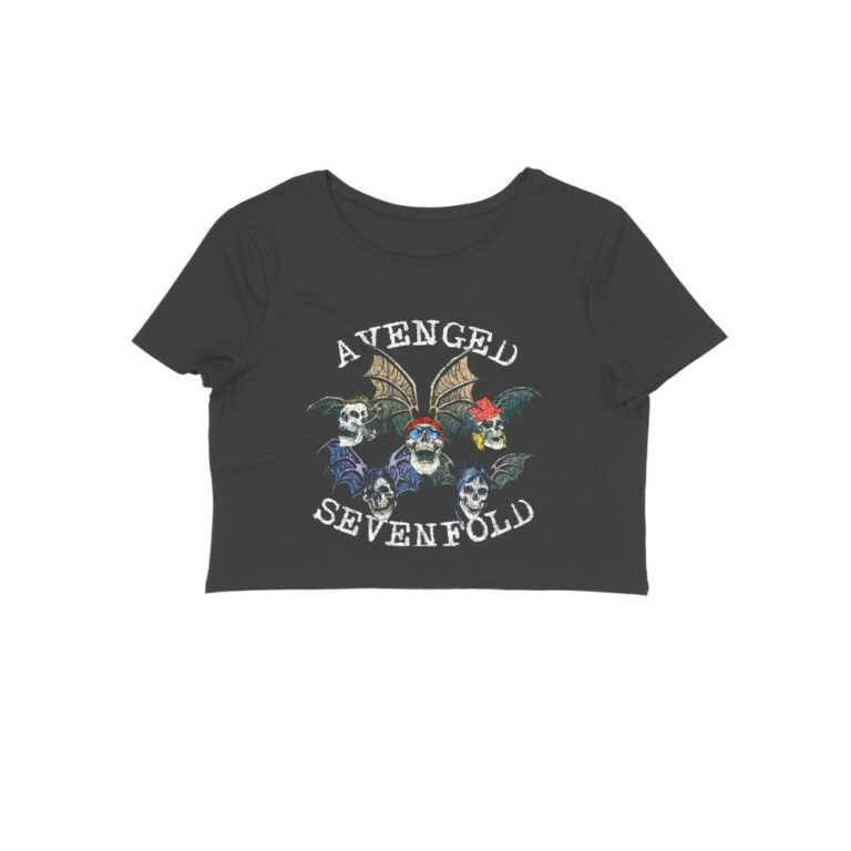 avenged sevenfold crop top | flying bats