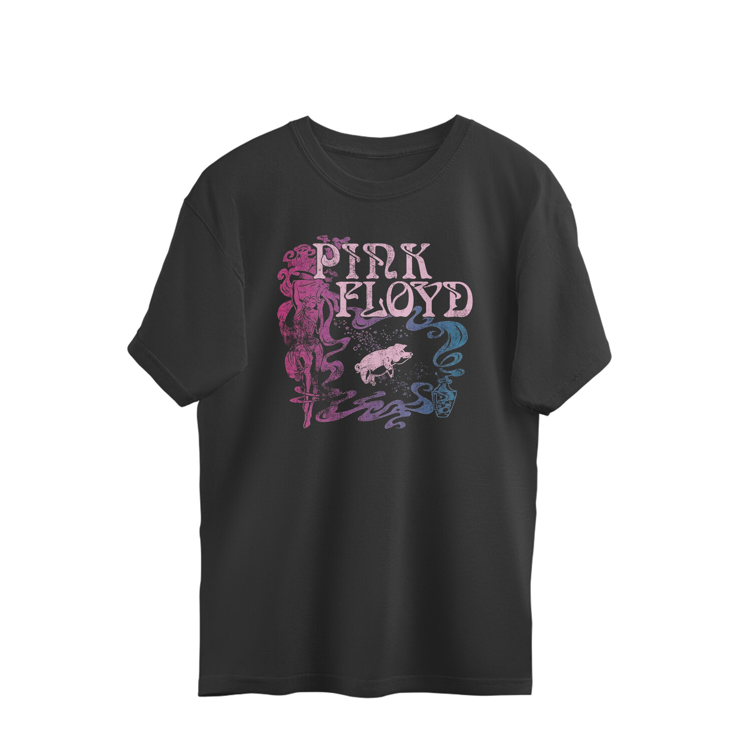 Pink Floyd Metal Oversized Mens High Quality In Cheapest Price Tee Only In BD