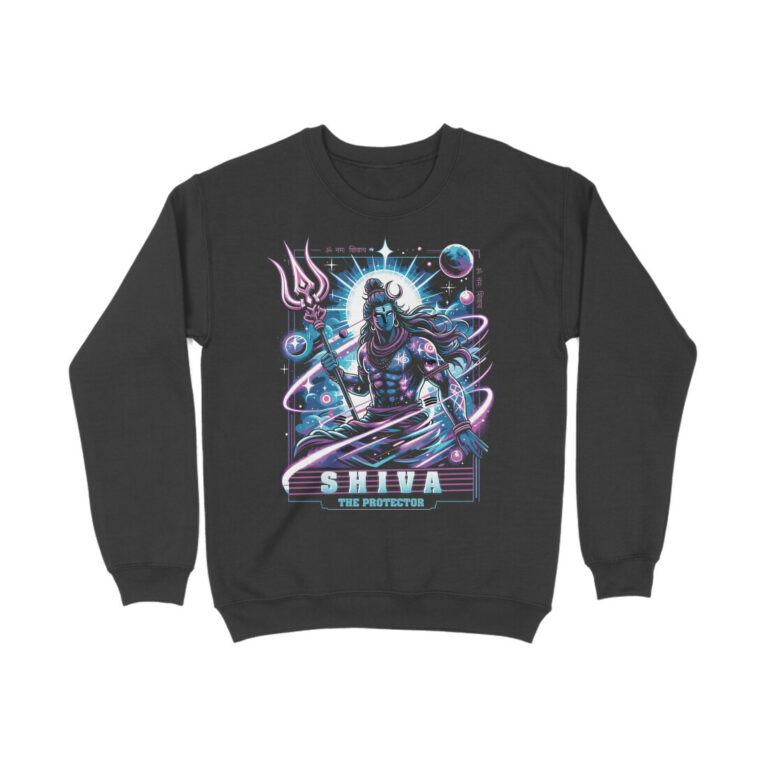 shiv ji sweatshirt | shiva the protector