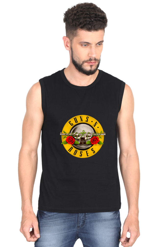 Black gnr sleeveless t shirt