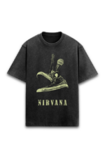 nirvana acid wash oversized t shirt | vintage