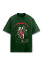 metallica acid wash oversized t shirt | justice