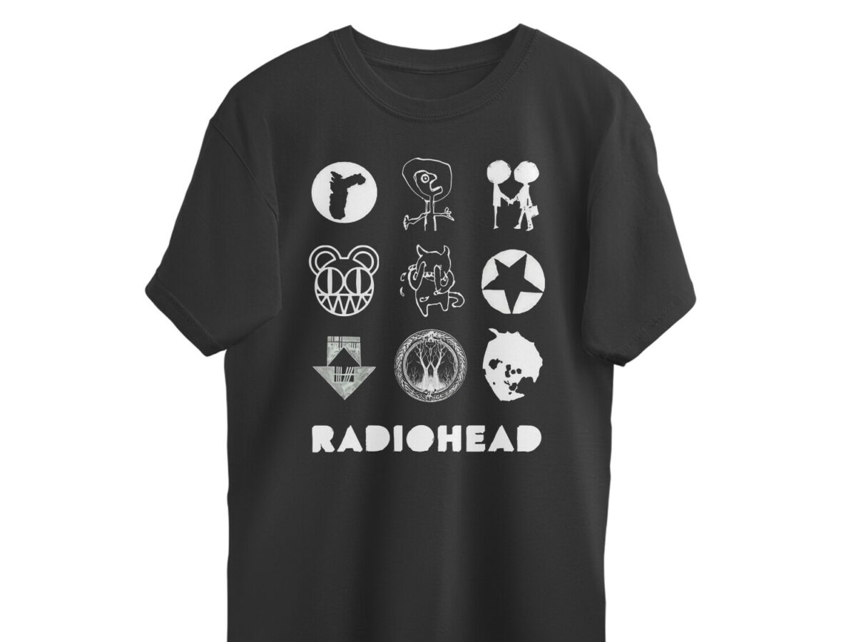 ミュージシャン The Sign Podcast NDIB T-shirt Radiohead front-6705263e118a5-