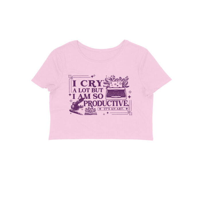 swiftie crop top | i cry a lot