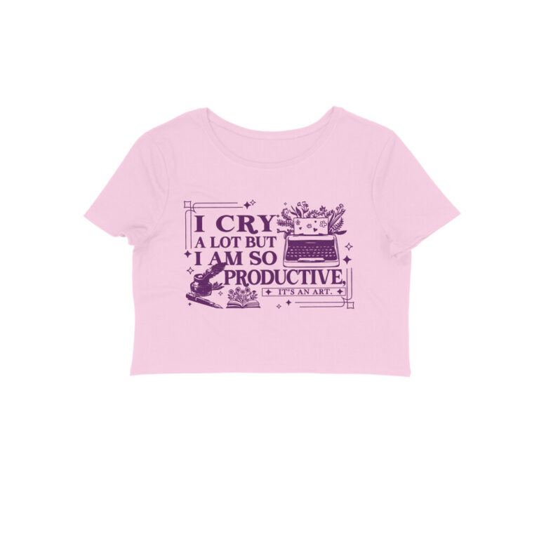swiftie crop top | i cry a lot