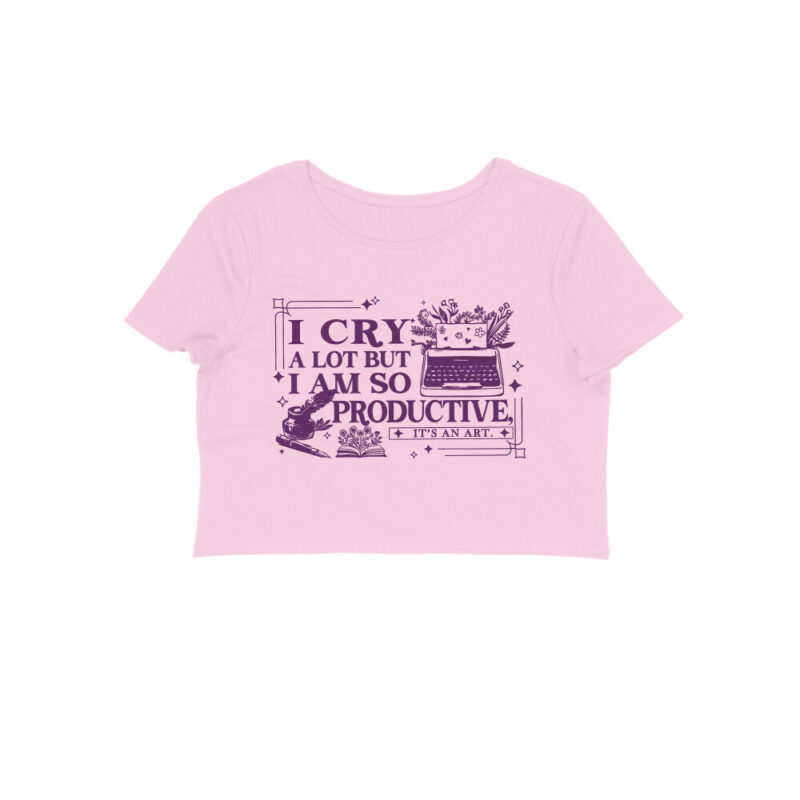 swiftie crop top | i cry a lot