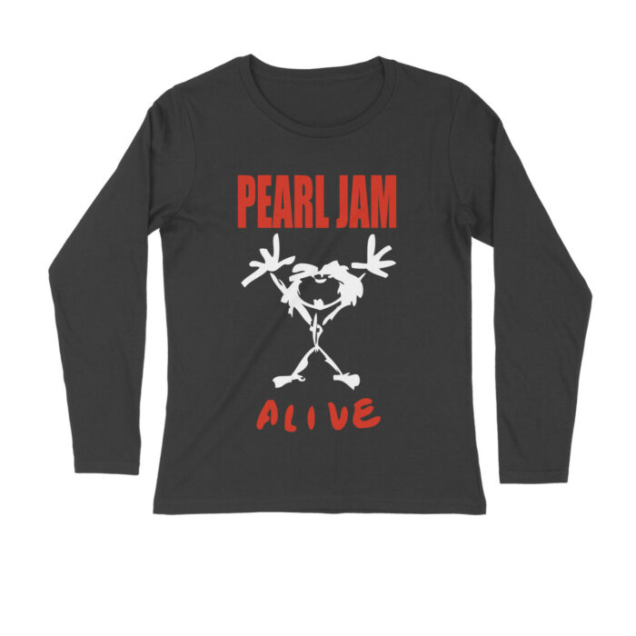 pearl jam full sleeves t shirt | alive