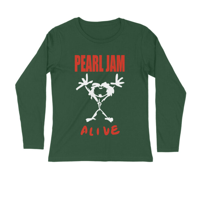 pearl jam full sleeves t shirt | alive