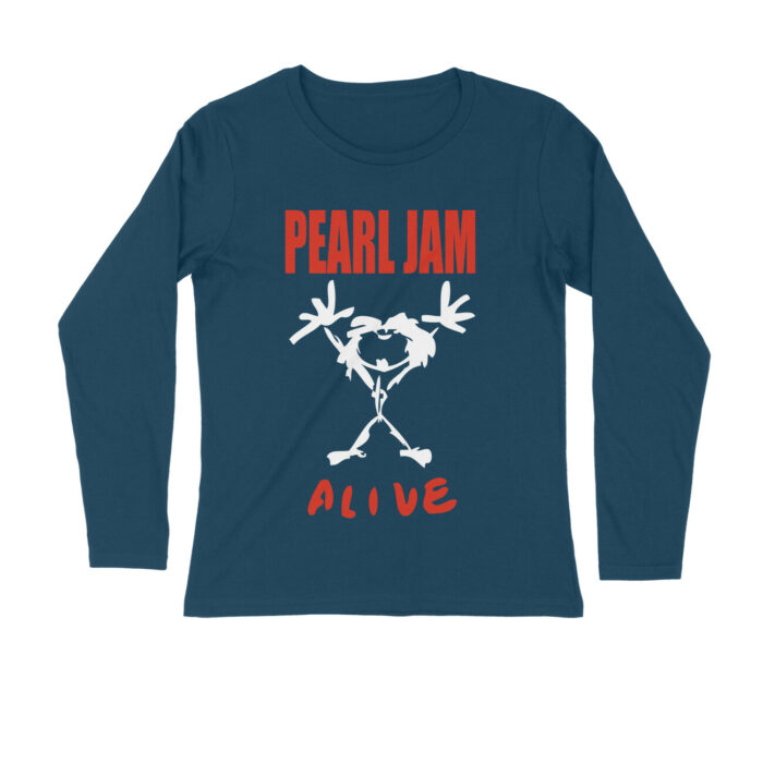 pearl jam full sleeves t shirt | alive