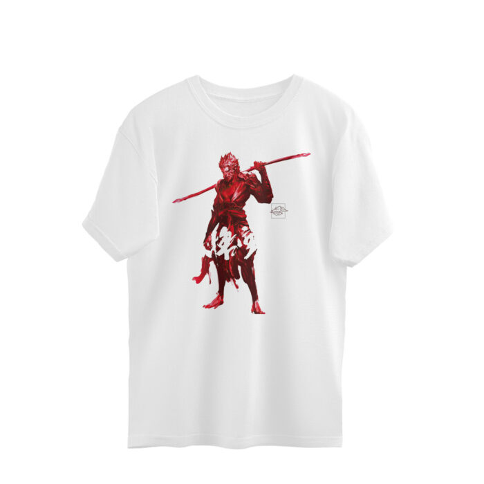 black myth wukong oversized t shirt (both sides)