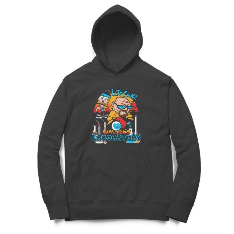 breaking bad x dexter lab hoodie