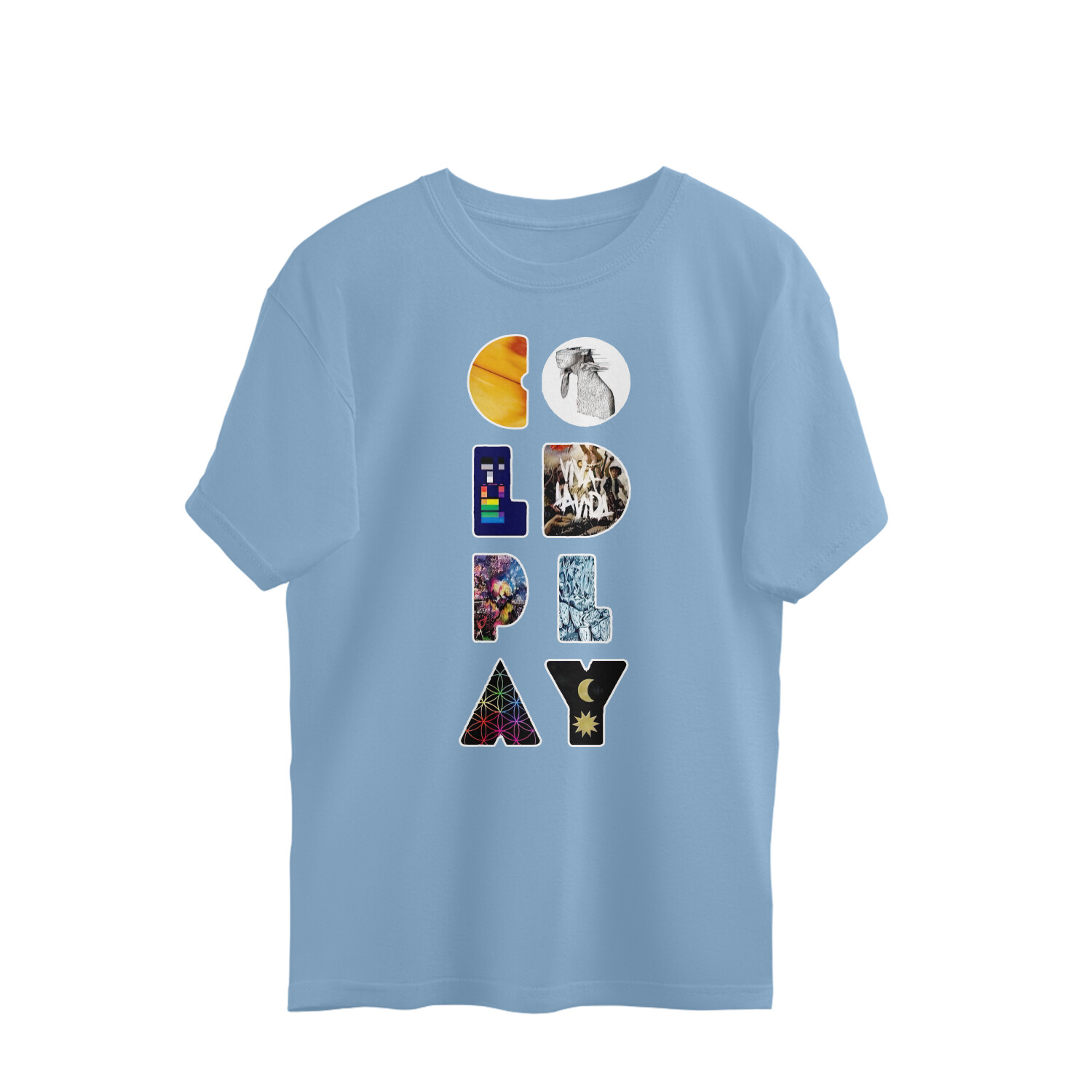front-671b842e6fac5-Baby_Blue_S_Oversized_T-shirt.jpg coldplay oversized t shirt | abum letters