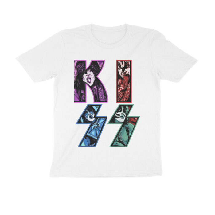 kiss band t shirt | graphics letters