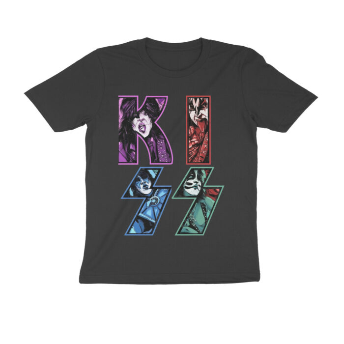 kiss band t shirt | graphics letters