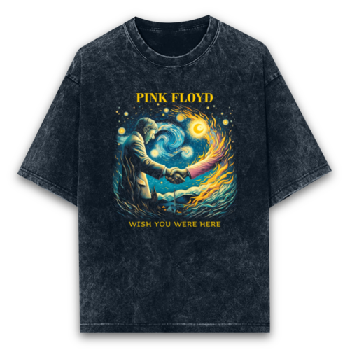 pink floyd oversized acid wash t shirt | wywh starry