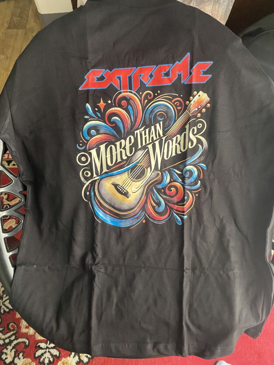 extreme band t shirt | more than words