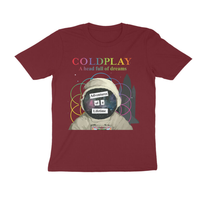 coldplay t shirt | head full of dreams