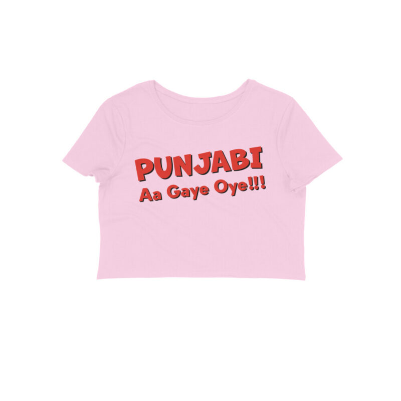punjabi aa gaye oye crop top
