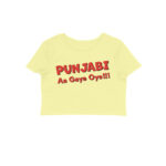 punjabi aa gaye oye crop top