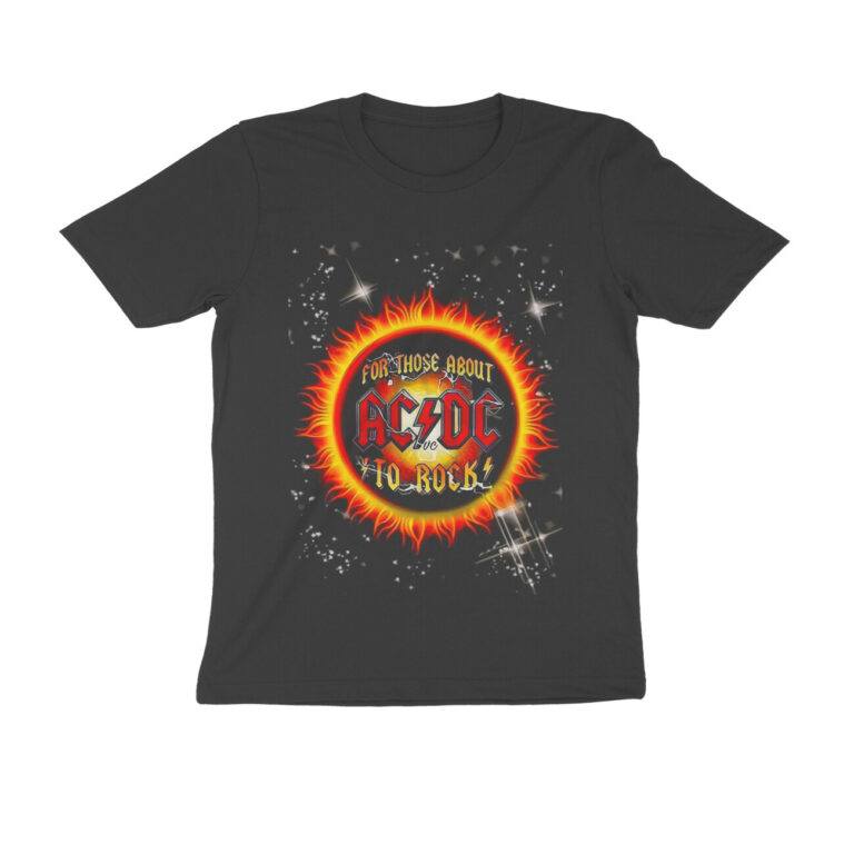 ac dc t shirt about to rock