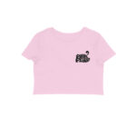 pink floyd crop top | both sides printed