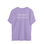 imagine dragons oversized t shirt | geometric text