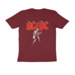 ac dc t shirt demi guitar