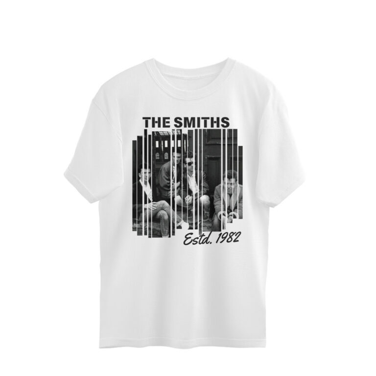 the smiths oversized t shirt | striped photo