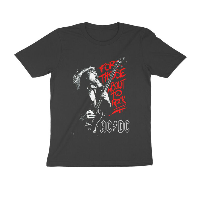 ac dc t shirt for those about to rock