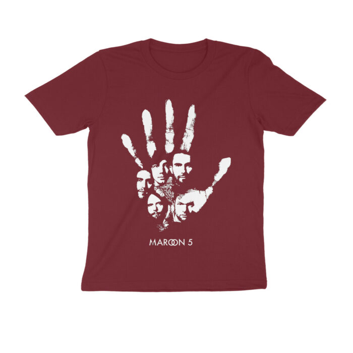 maroon 5 t shirt hand