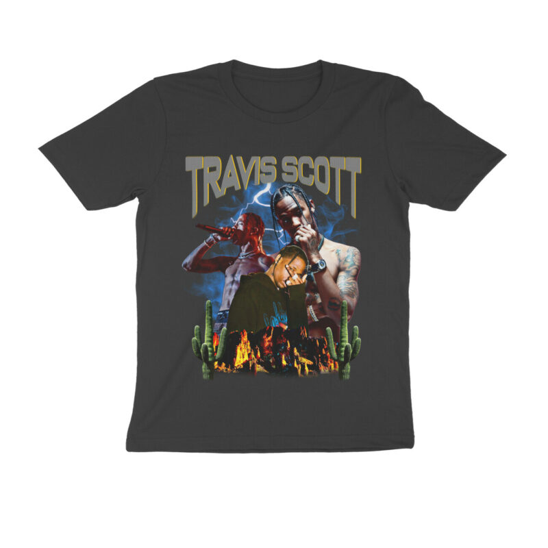 travis scott t shirt 90s vintage style