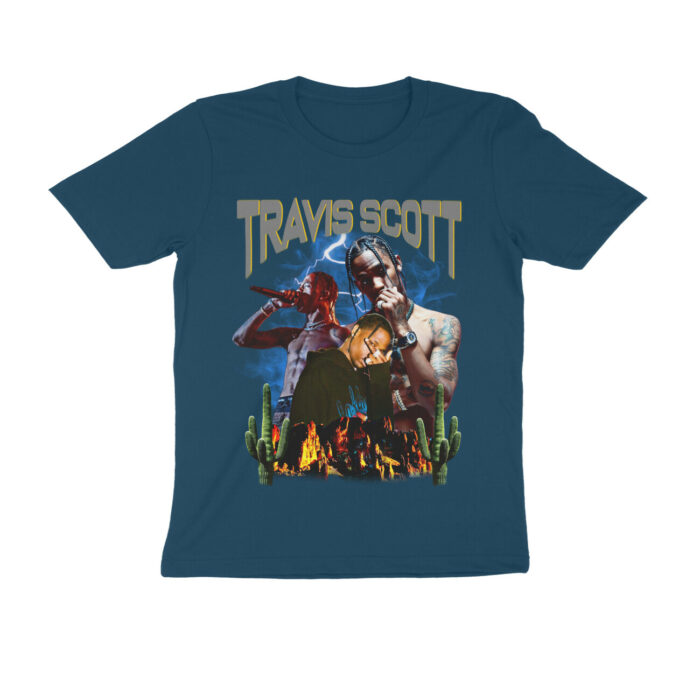 travis scott t shirt 90s vintage style
