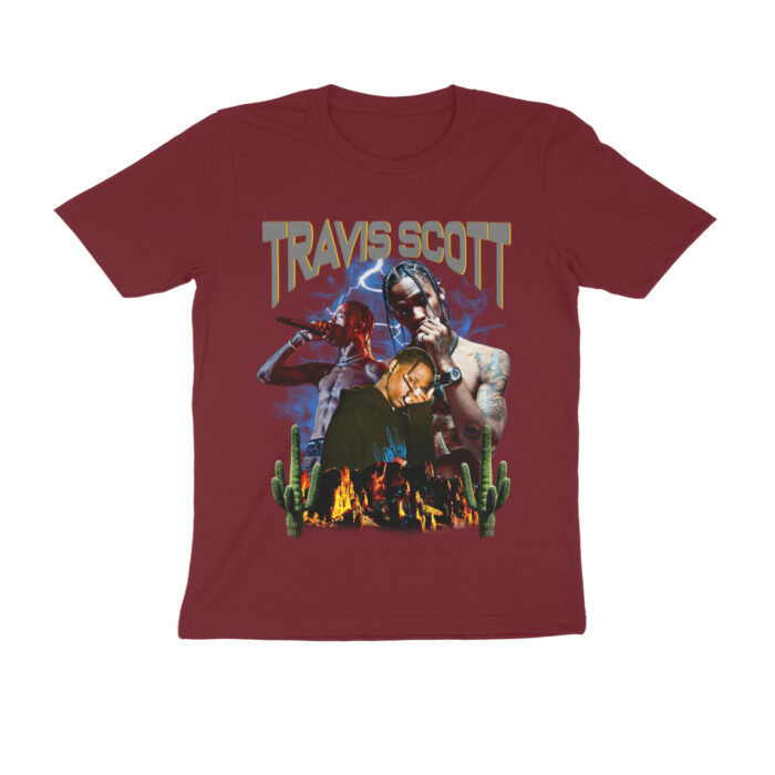 travis scott t shirt 90s vintage style