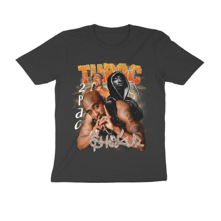 tupac t shirt 90s style