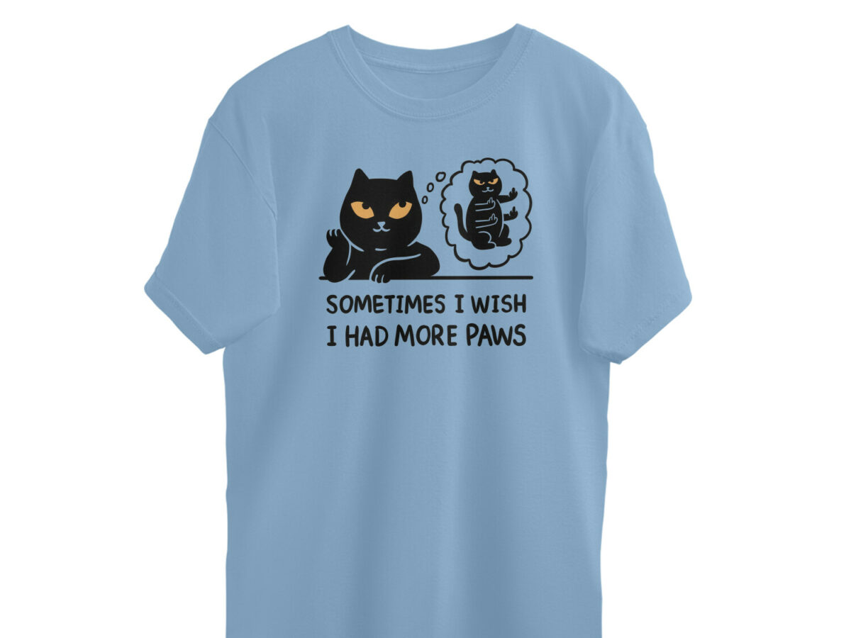 Cat Oversized T-shirt - More Paws - Wittee
