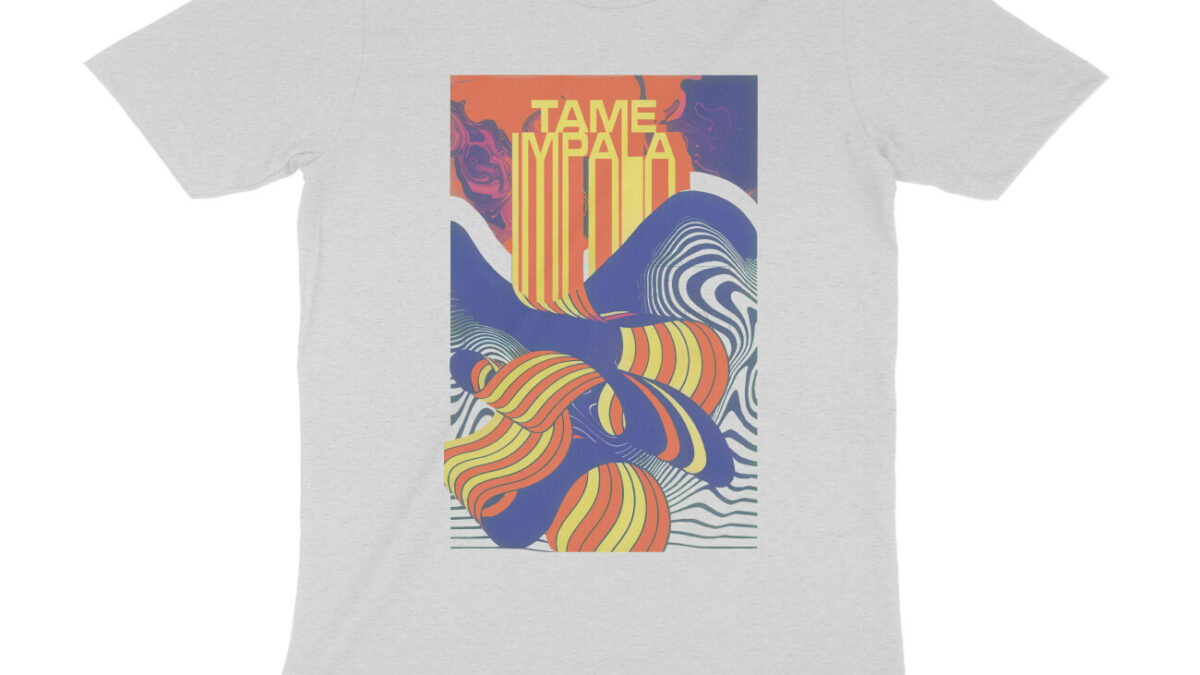 Tame Impala T-shirt - Swirling art - Wittee