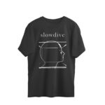 slowdive oversized t shirt abstract face
