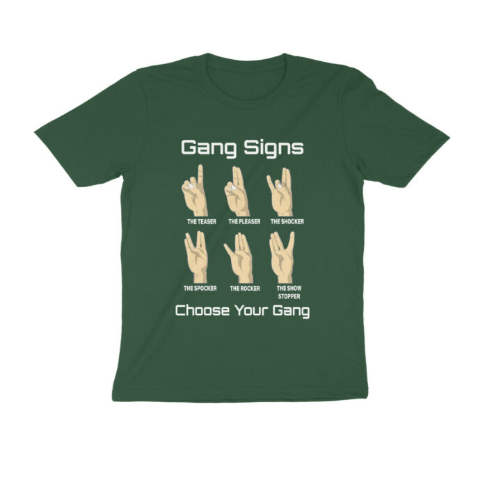 choose your gang t shirt both sides